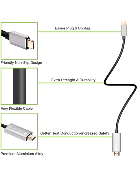 Cavo Adattatore USB-C™ 3.2 a HDMI 2.1 8K@60Hz 1,8 m