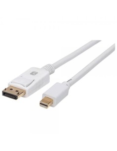 Cavo Mini DisplayPort Maschio a DisplayPort Maschio 4K 60Hz 3 metri Bianco