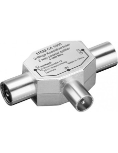 Sdoppiatore per Antenna RF 2 Femmina/Maschio 9.5 mm