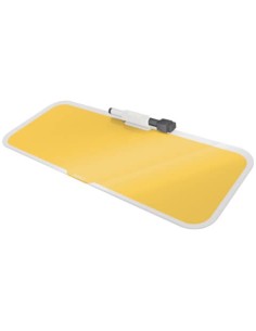 Blocco da scrivania in vetro Cosy - 150x60x380 mm Leitz giallo caldo 52690019 2