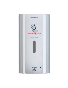 Dispenser antibatterico No Touch per cartuccia di sapone in schiuma Defend Tech - 25x12x13,5 cm Papernet bianco -