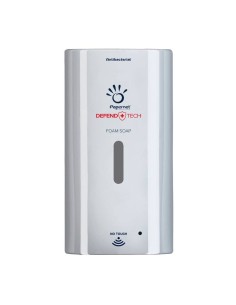 Dispenser antibatterico No Touch per cartuccia di sapone in schiuma Defend Tech - 25x12x13,5 cm Papernet bianco - 2
