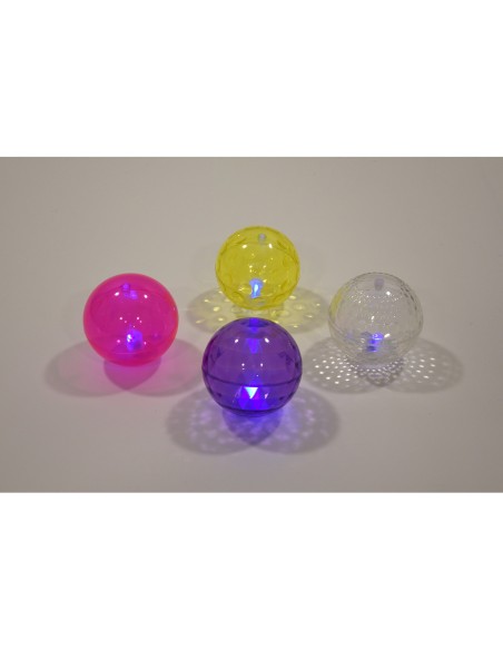 Palle luminose in gomma Commotion TickiT D. 10 cm - conf. 4 pz - colori assortiti 72207