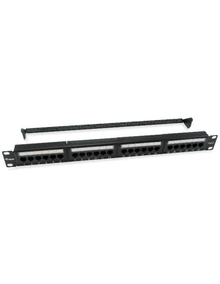24-PORT CAT.6 UNSHIELDED PATCH PANE