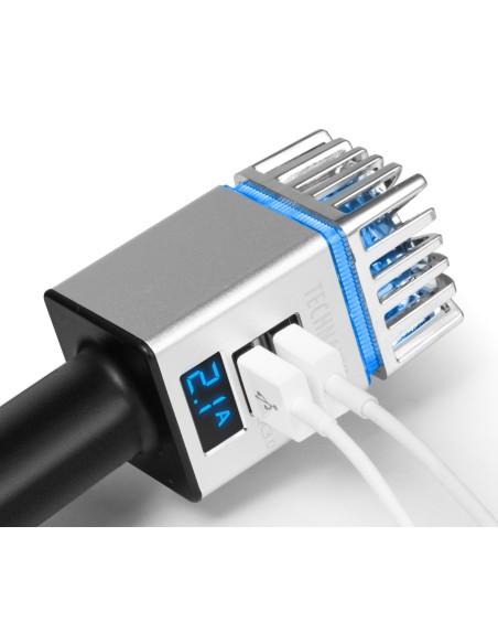 Ionizzatore Purificatore d'aria da Auto 12/24V 2xUSB, TX-130