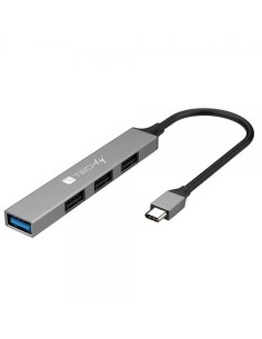 Hub USB-C™ 3.2 a 4 porte USB-A Slim in Metallo