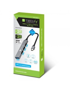 Hub USB-C™ 3.2 a 4 porte USB-A Slim in Metallo 2