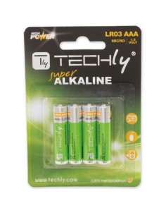Blister 4 Batterie High Power Mini Stilo AAA Alcaline LR03 1.5V