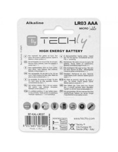 Blister 4 Batterie High Power Mini Stilo AAA Alcaline LR03 1.5V 2