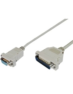 Cavo null modem 25 DB Maschio 9 DB Femmina 1,80 mt
