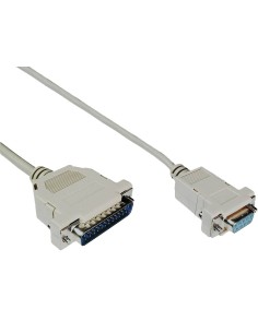 Cavo null modem 25 DB Maschio 9 DB Femmina 1,80 mt 2