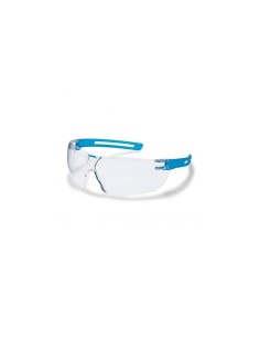 Occhiali protettivi a stanghetta x-fit metal free supravision excellence - lenti in PC trasparenti Uvex blu 2