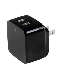 CARICABATTERIE DA MURO X2 USB 2