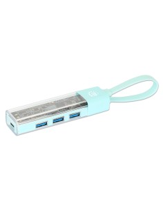 Hub Combo USB 3.2 USB-C™ e USB-A 4 Porte Verde Trasparente