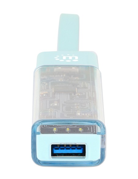 Hub Combo USB 3.2 USB-C™ e USB-A 4 Porte Verde Trasparente
