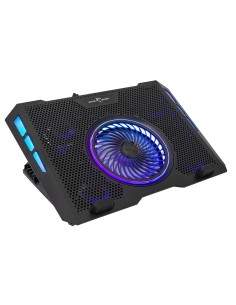 Dissipatore USB per Notebook fino a 17.3'' con 6 Regolazioni di Altezza e 2 Porte USB