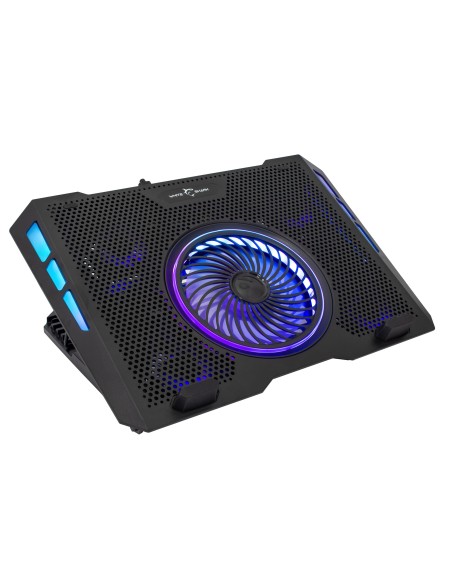 Dissipatore USB per Notebook fino a 17.3'' con 6 Regolazioni di Altezza e 2 Porte USB