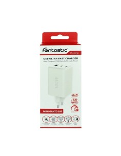 Caricatore Alimentatore GaN 100W 2x USB-C™ 1x USB-A Power Delivery Fast Charger Bianco 2