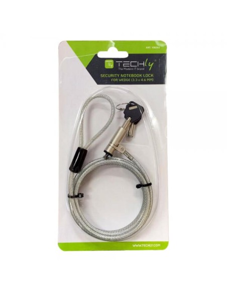 Lucchetto con Sistema di Sicurezza Wedge-Lock per Notebook Cavo 1,8m