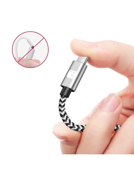 Cavo USB-C™ Maschio 2.0 / USB-C™ Maschio 3A 0,5 m Alluminio
