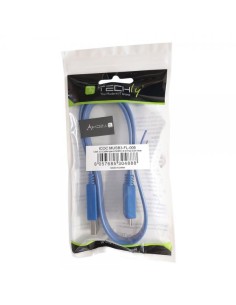 Cavo USB 3.2 Superspeed A maschio/MIC B maschio 0,5 m FLAT 2