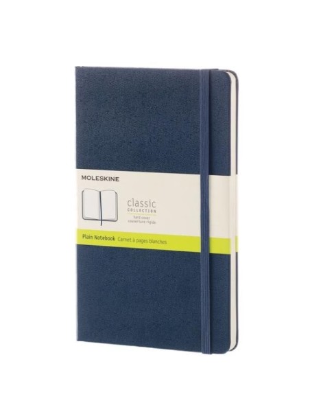 TACCUINO LARGE BLU RIGIDO PPBIANCHE