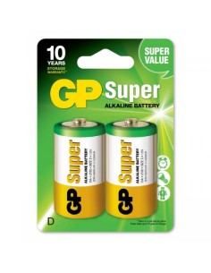 Blister 2 Batterie Torcia D GP Super 2