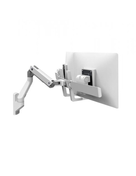 HX WALL DUAL MONITOR ARM  WHITE