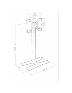 STAND VESA H1600 BLACK ER039070 2