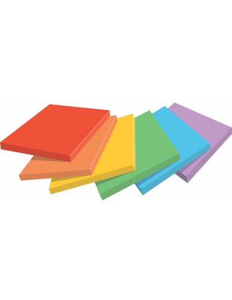 Ricariche di foglietti Post-it® Super Sticky Z-Notes Playful - conf. 6 blocchetti 90 ff 76x76 mm R330-6SS-PLAY