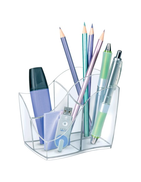Organizer Ellypse CEP in polistirolo con 4 scomparti trasparente 11,8x8,9x9,8 cm 1003400111