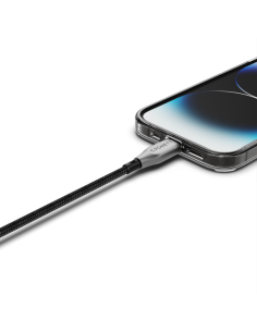 LIGHTNING TO USB-A 1MT BK 2