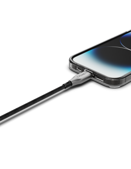 LIGHTNING TO USB-A 1MT BK
