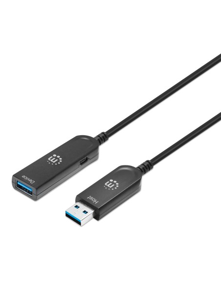 Cavo Ottico Attivo USB 3.2 Gen 2 SuperSpeed+ Active Optical Cable USB A M/F 30m