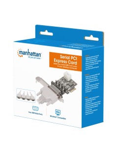 Scheda PCI Express 4 Porte DB9 RS-232 2