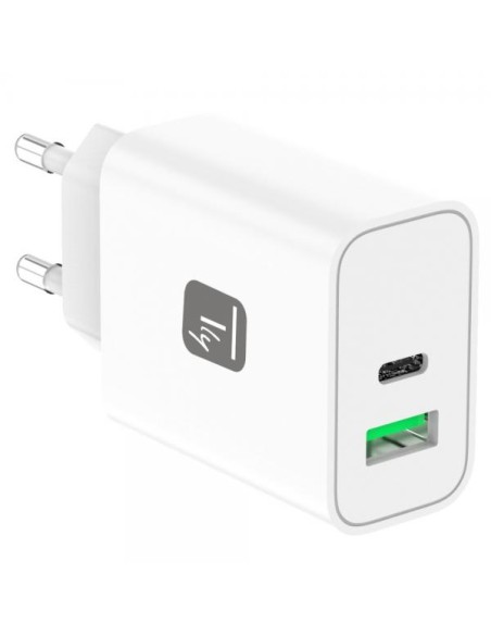 Caricatore Alimentatore GaN USB-C™ 30W e USB-A QC3.0 da Muro