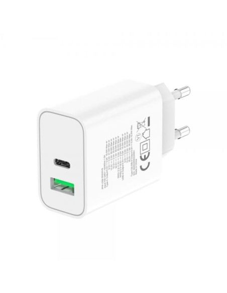Caricatore Alimentatore GaN USB-C™ 30W e USB-A QC3.0 da Muro