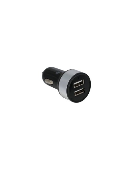 Caricabatteria per auto Media Range 3.4A dual USB nero/argento MRMA103-02