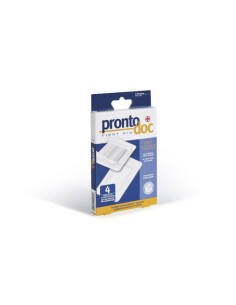 Cerotti in alluminio ProntoDoc per abrasioni e scottature conf. 4 pz 2x7,5x7x5 cm - 2x10x7,5 cm - 4055