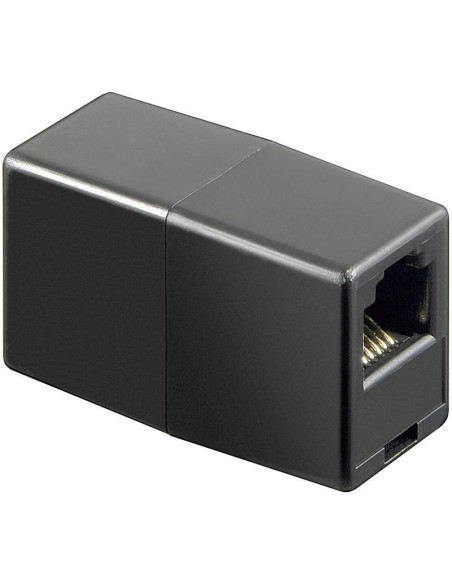 Adattatore Telefonico RJ12 6 poli 6 contatti Pin to Pin F/F Nero