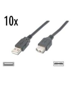 10X PROLUNGA USB 2.0 1.8MT NERA