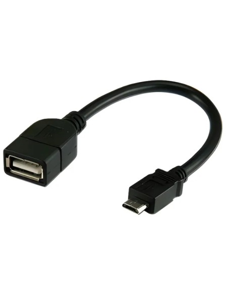 Cavo USB 2.0 OTG A Femmina / Micro B Maschio 0.2 m