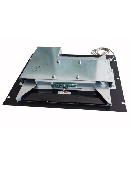 Monitor LCD 17'' Touch Screen per Rack 19'' 8 Unità Nero