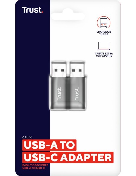 CALYX USB-A TO USB-C ADAPTER 2PACK