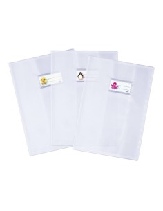 Copriquaderno con etichetta Favorit Coprimaxi C70E A4 in PVC - spessore 170 µm - trasparente - 100500990 2