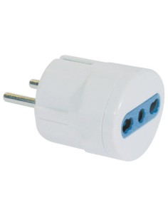 Adattatore di rete bianco spina franco/tedesco MKC 2P+T 16A 492518363