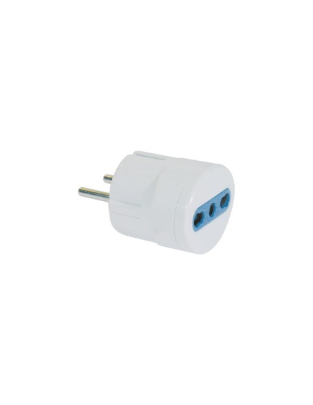 Adattatore di rete bianco spina franco/tedesco MKC 2P+T 16A 492518363