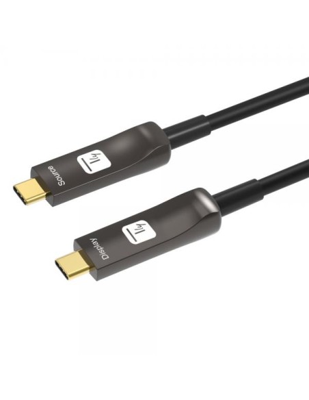 Cavo Audio/Video Ottico Attivo USB-C™ M/M AOC Fibra Ottica 4K 10m