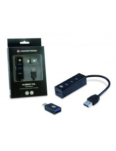 4-PORTS USB 3.0 HUB WITH USB-C 2