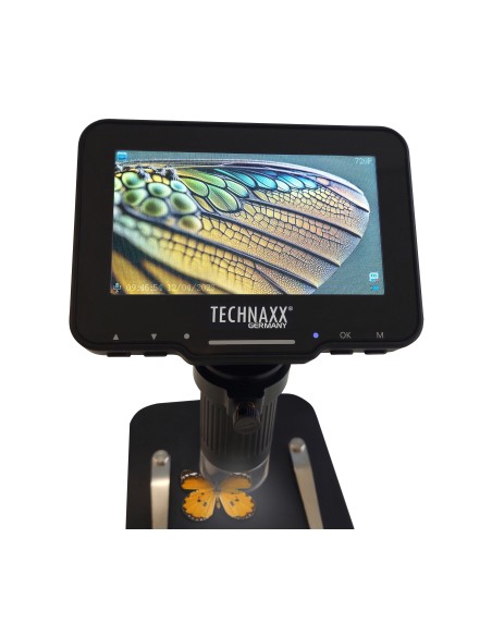 Microscopio Digitale con Display 4,3 Pollici 720p a 8 LED, TX-277